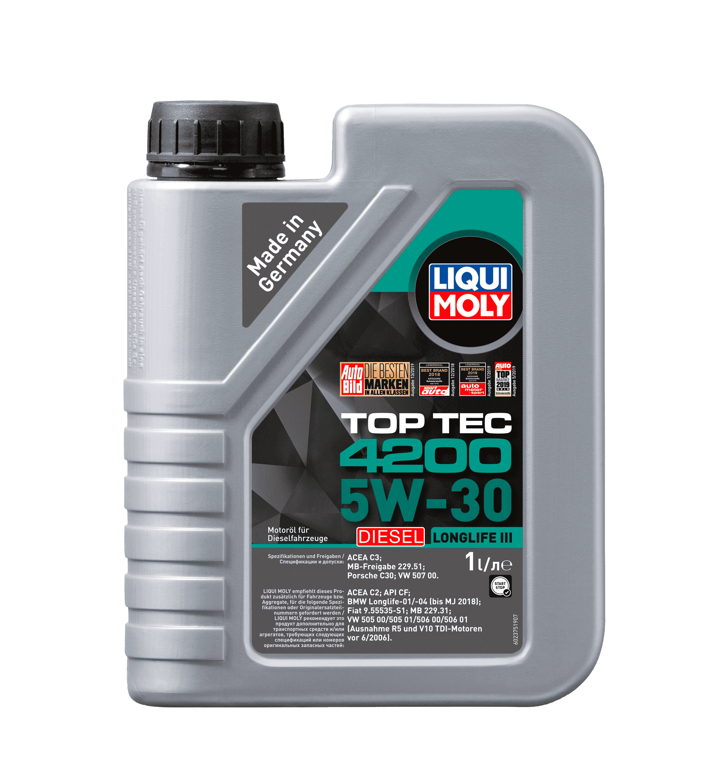 Моторное масло Liqui Moly Top Tec 4200 Diesel 5W-30, 1л